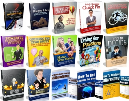 Product picture Self Improvement Series # 2 - 15 Ebooks with MRR