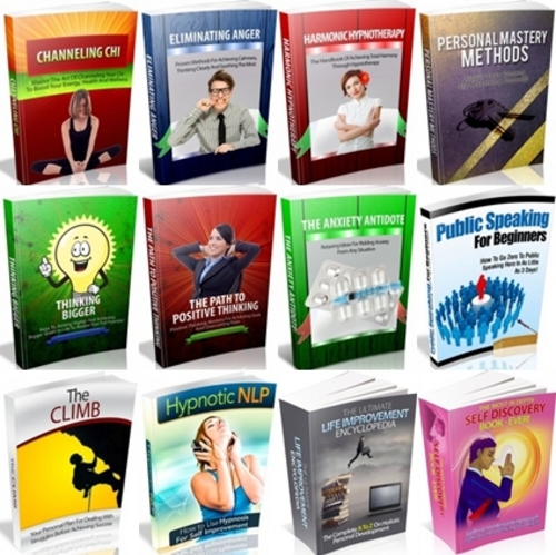 Product picture Self Improvement Series # 4 - 12 Ebooks with MRR