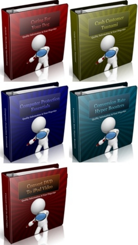 Product picture PLR Ebook Collection #4 - 5 eBooks with PLR