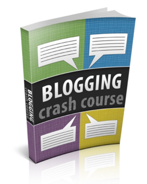 Product picture Blogging Crash Course - eBook with PLR