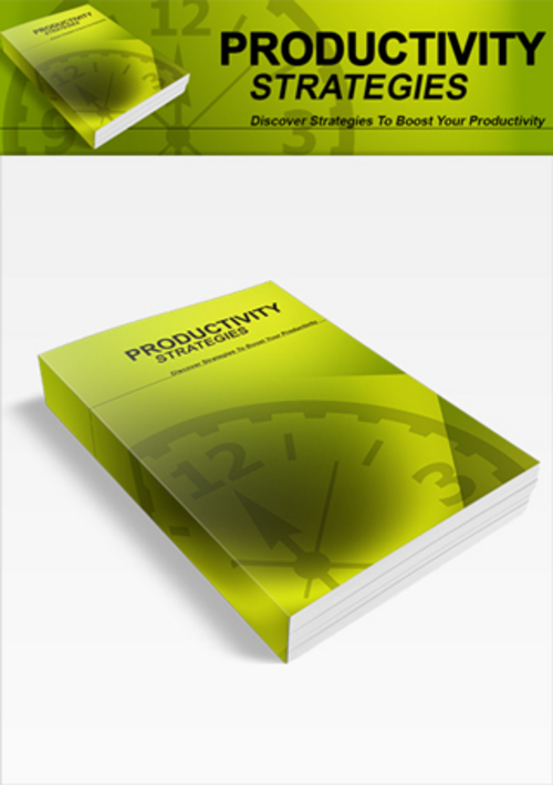 Product picture Productivity Strategies - eBook with MRR