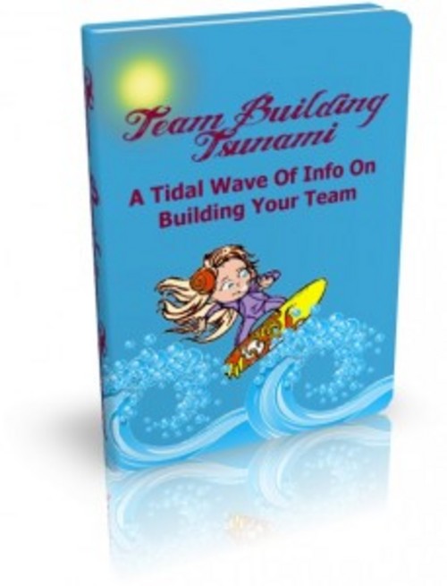 Product picture Team Building Tsunami - eBook with MRR