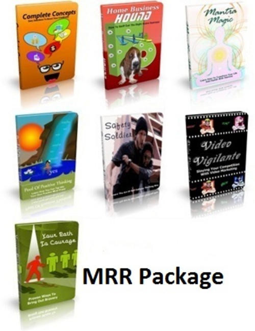 Product picture MRR eBooks  # 1 - 7 eBooks with MRR