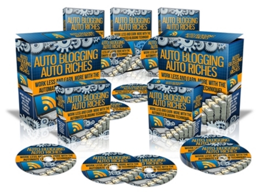 Product picture Auto Blogging Auto Riches - Instruction Videos & PDFwith MRR