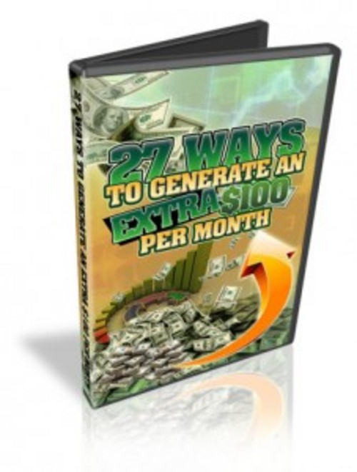 Product picture 27 Ways To Generate An Extra $100 Per Month - Videos & Audio