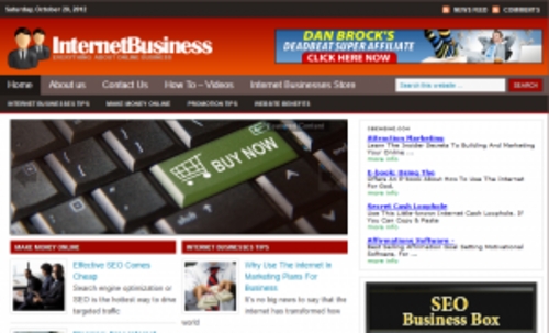 Product picture Internet Business Blog - WordPress Blog with PLR