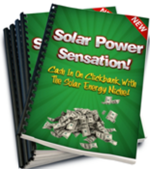 Product picture Solar Power Sensation - Videos, eBooks, Articles, Bonus  with RR