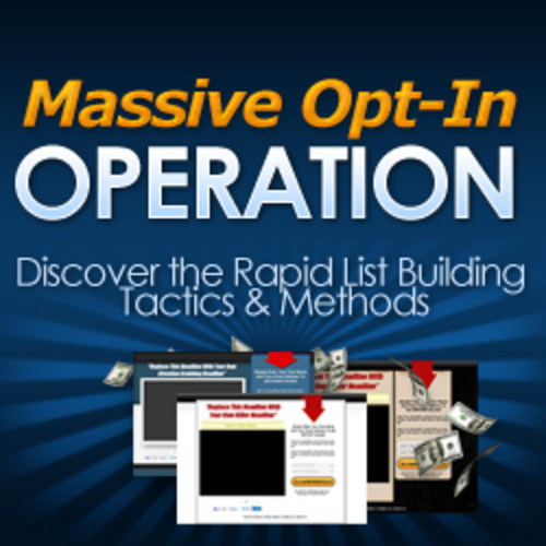 Product picture Massive Opt- In Operation - eBook with RR