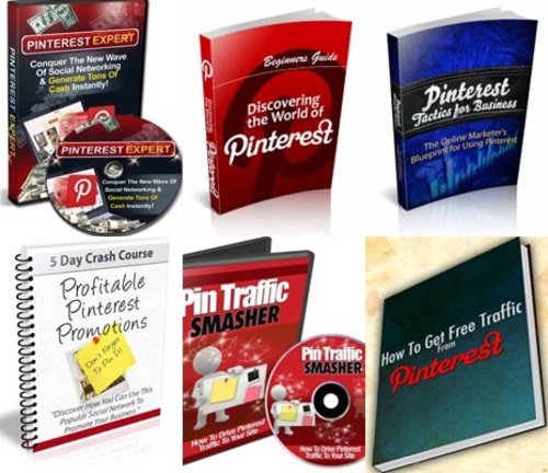 Product picture All About Pinterest - Package ( Videos and eBooks)