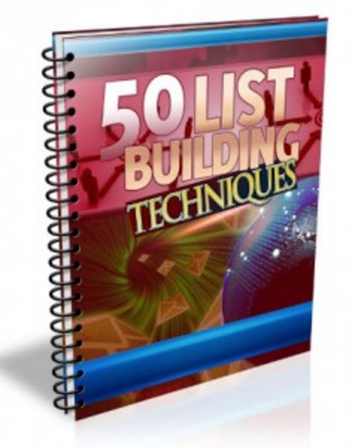 Product picture 50 List Building Techniques - eBook with MRR