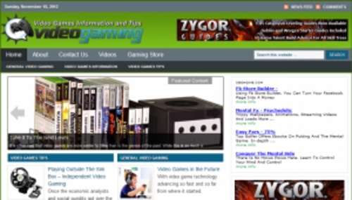 Product picture Video Gaming Blog - WordPress Blog with PLR
