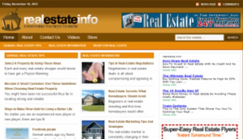 Product picture Real Estate Blog - WordPress Blog with PLR