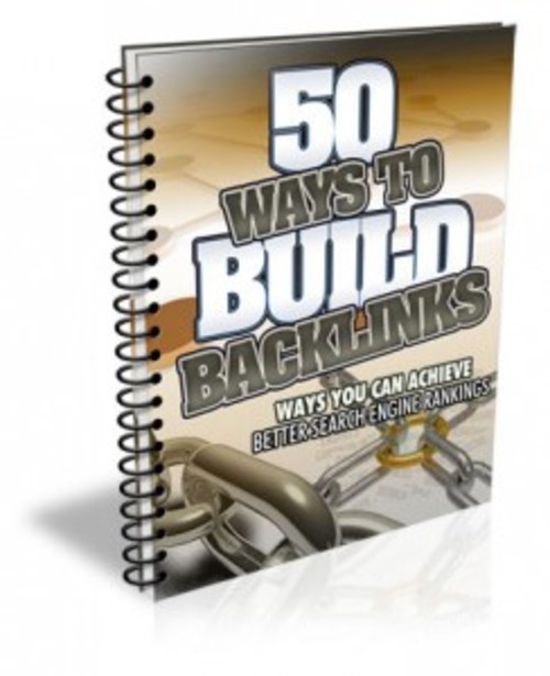 Product picture 50 Ways To Build Backlinks - eBook with MRR