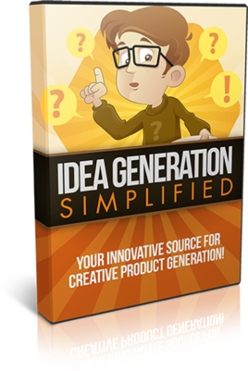 Product picture Idea Generation Simplified - Instruction Videos and Free Bon