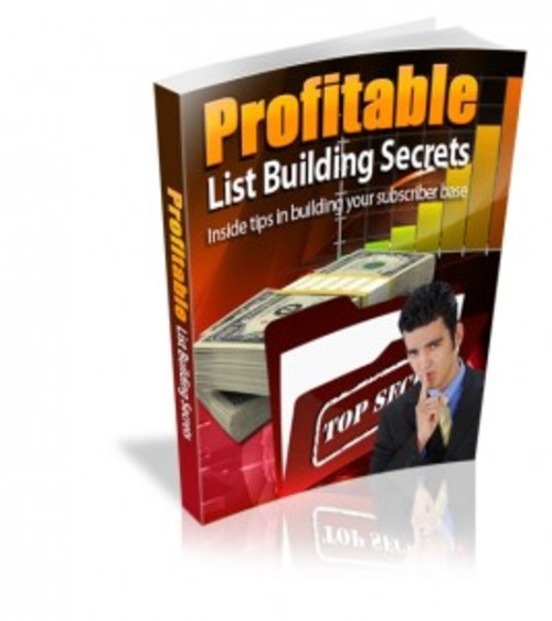 Product picture Profitable List Building Secrets - eBook with MRR