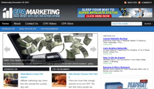 Product picture CPA Marketing - WordPress Blog with PLR