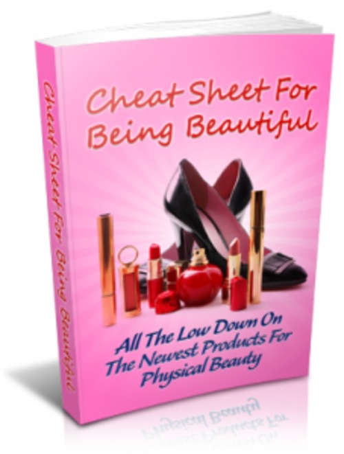 Product picture Cheat Sheet For Being Beautiful - eBook with MRR