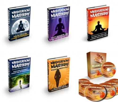 Product picture Meditation Package - 5 eBooks and FREE BONUS with MRR