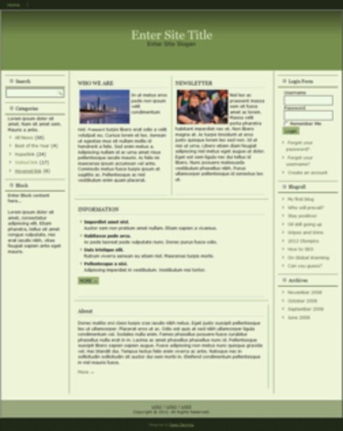 Product picture Responsive Magazine Style Template #3 - Template with PLR