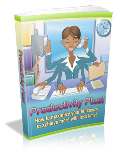 Product picture Productivity Plus - eBook with MRR