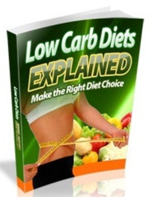 Product picture Low Carb Diets Explained - eBook with MRR