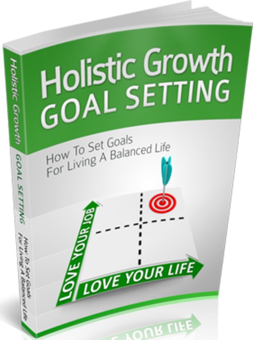 Product picture Holistic Growth Goal Setting - eBook with MRR