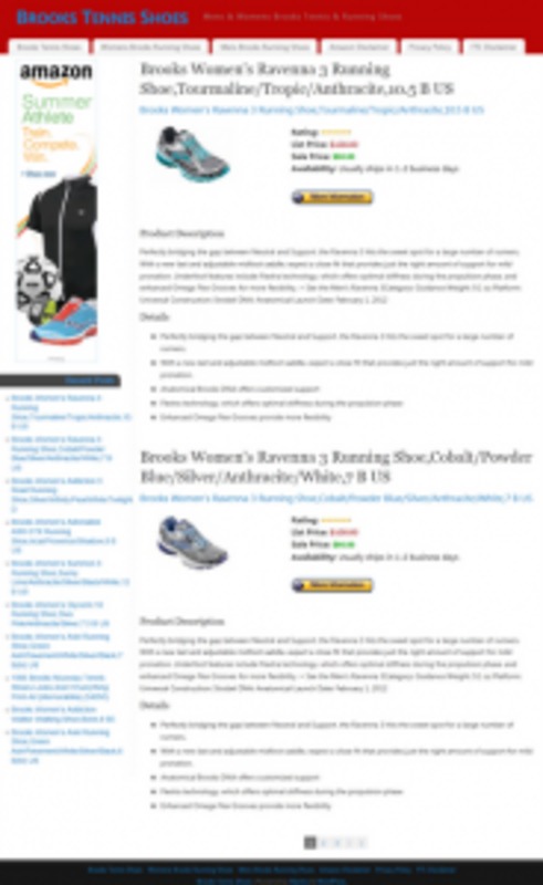 Product picture Brooks Shoes Amazon Blog - WP Blog with PLR