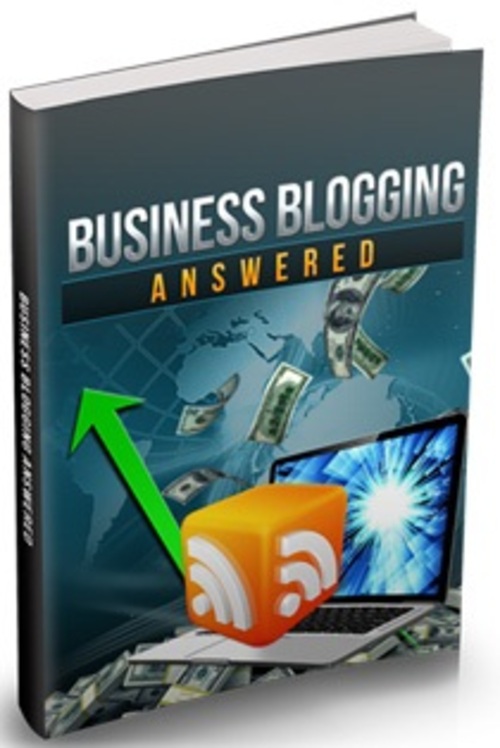 Product picture Business Blogging Answered - eBook with MRR