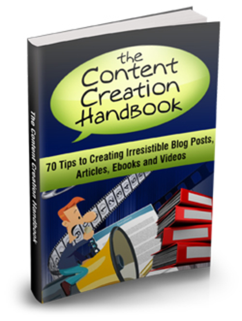 Product picture The Content Creation Handbook - eBook with MRR
