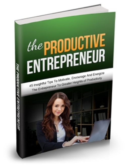 Product picture The Productive Entrepreneur - eBook with MRR