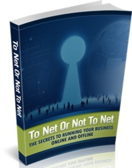 Product picture To Net Or Not To Net - eBook & Report with MRR