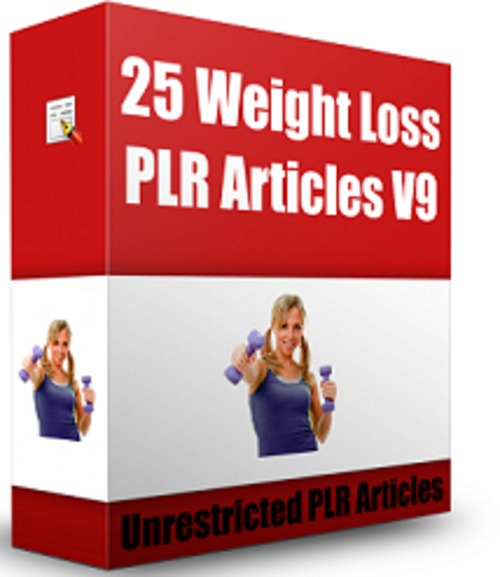 Product picture 25 Weight Loss PLR Articles V9 - Articles with PLR