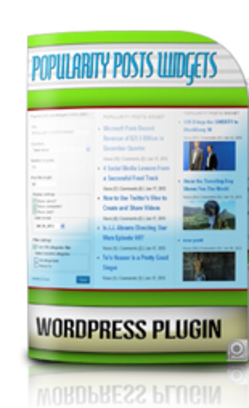 Product picture Popularity Posts Widget - WP Plugin with RR