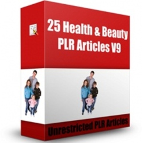 Product picture Health & Beauty PLR Articles V9 - Articles with PLR