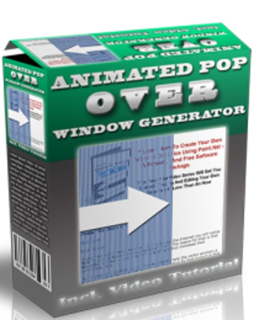Product picture Animated Pop Over Window Generator - Software with MRR 