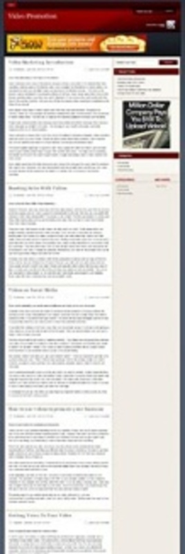 Product picture Video Niche Blog - WP Blog with PLR License