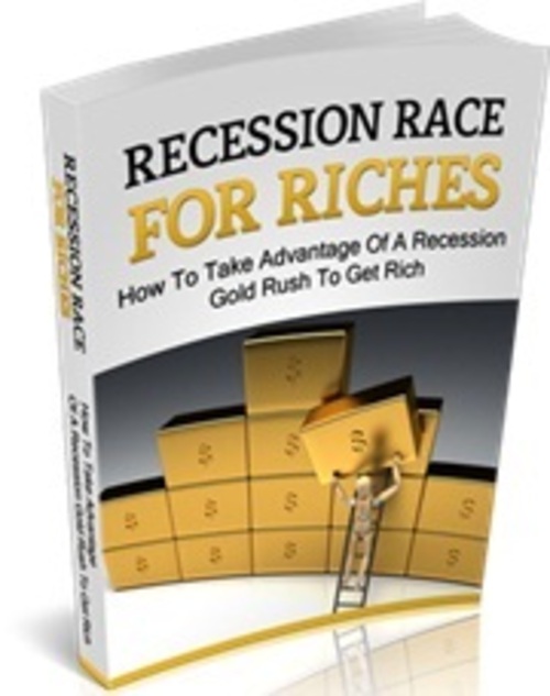 Product picture Recession Race for Riches - eBook with MRR License
