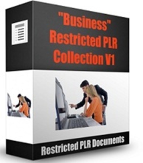 Product picture Business Restricted PLR Collection V1 - Documents with PLR