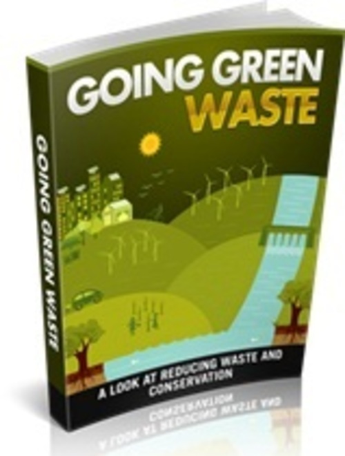 Product picture Going Green With Waste - eBook with MRR 