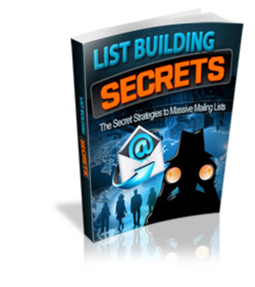 Product picture List Building Secrets - eBook with MRR 