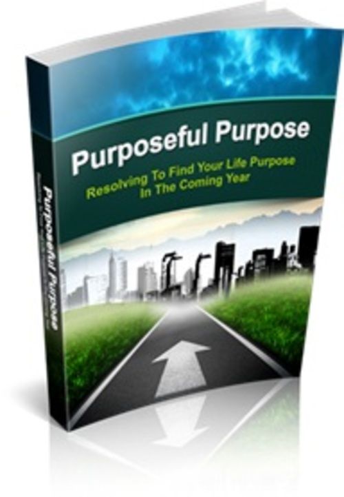 Product picture Purposeful Purpose (eBook & Report with MRR License)