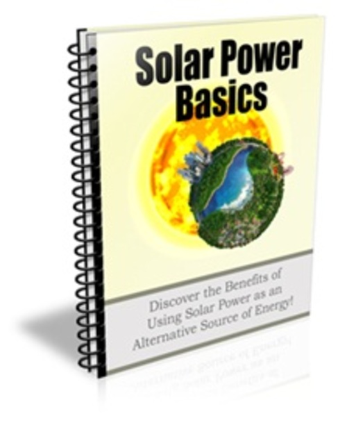 Product picture Solar Power Basics (Newsletter with PLR License)