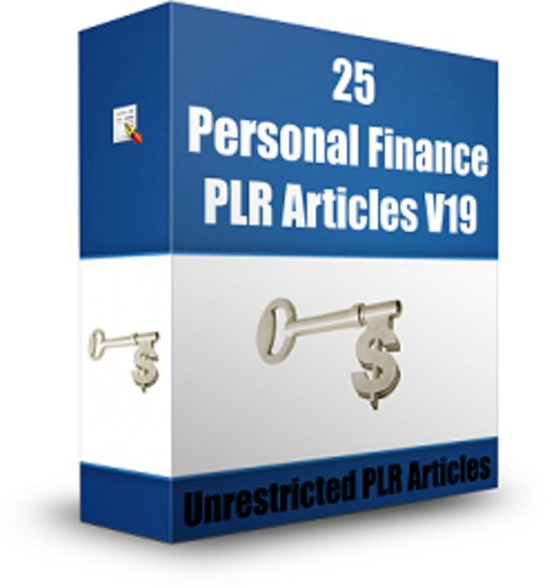 Product picture 25 Personal Finance PLR Articles V19 - Articles with PLR License