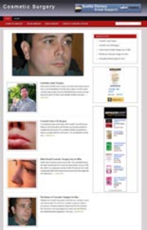 Product picture Cosmetic Surgery Niche Blog - WP Blog with PLR License