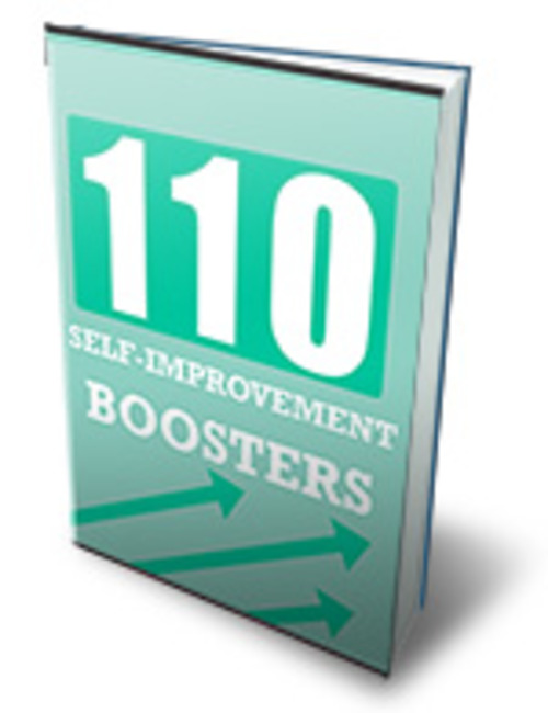Product picture 110 Self Improvement Boosters - eBook with MRR