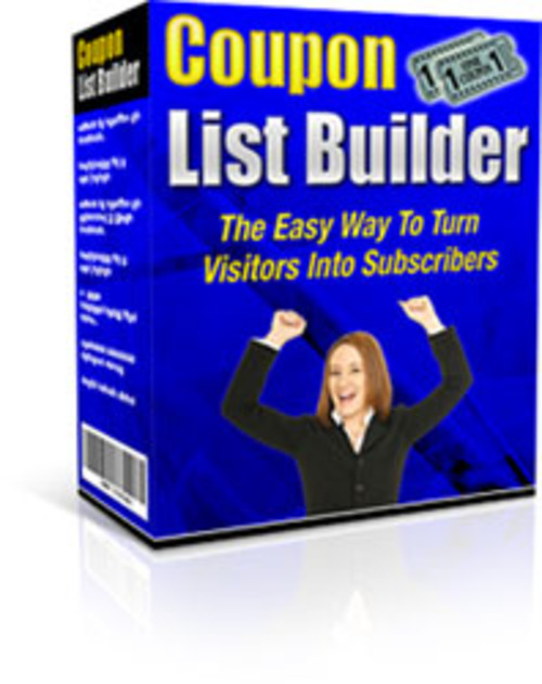 Product picture Coupon List Builder - Software with MRR
