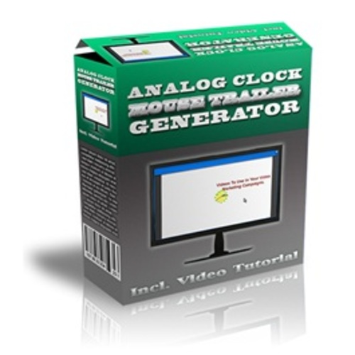 Product picture Analog Clock Mouse Trailer Generator - Software with MRR