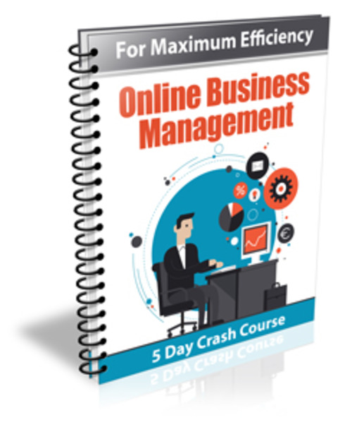 Product picture Online Business Management - eCourse with PLR
