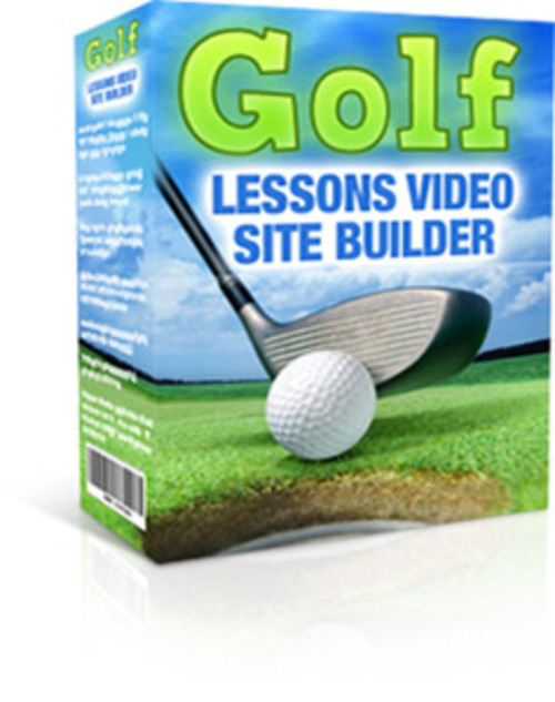 Product picture Golf Lessons Video Site Builder - Software with MRR