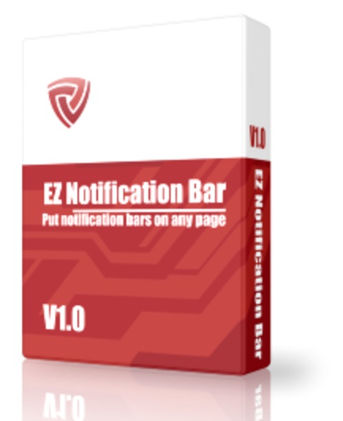 Product picture EZ Notification Bar Maker - Software with MRR License